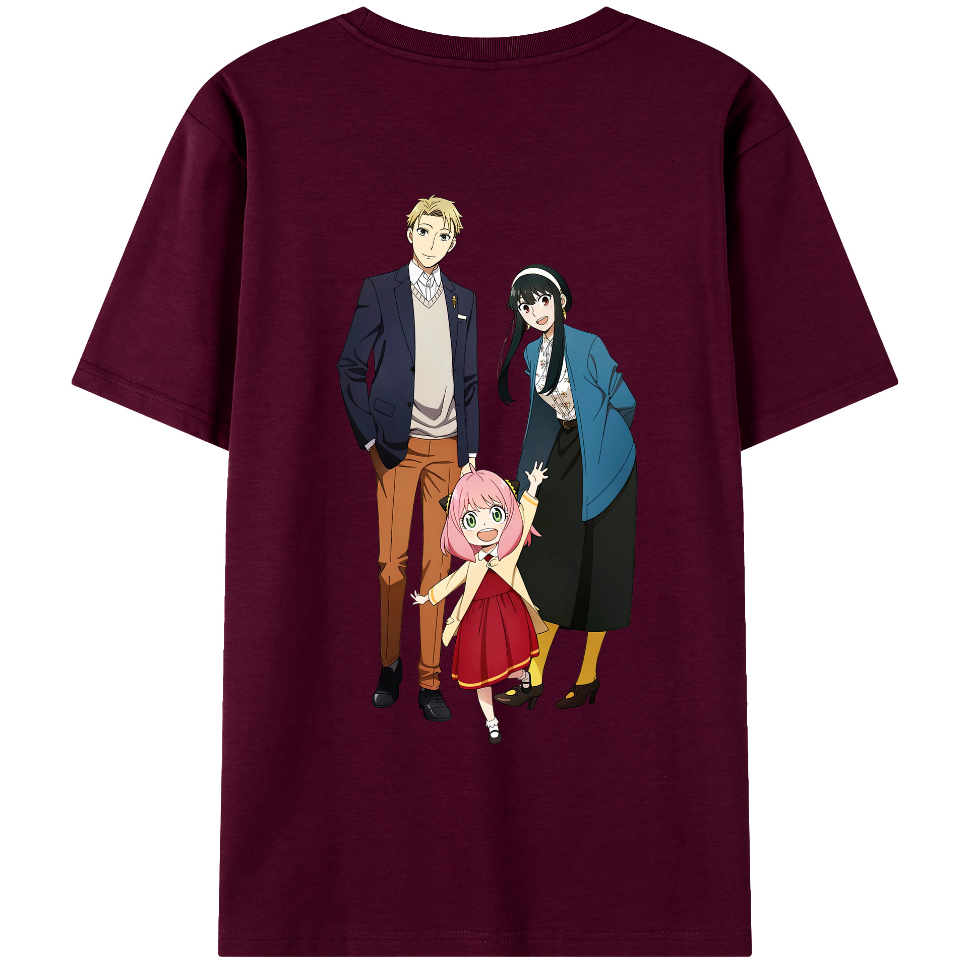 （画像用） SPY×FAMILY间谍家家酒 レディース半袖Tシャツ(バックプリント)